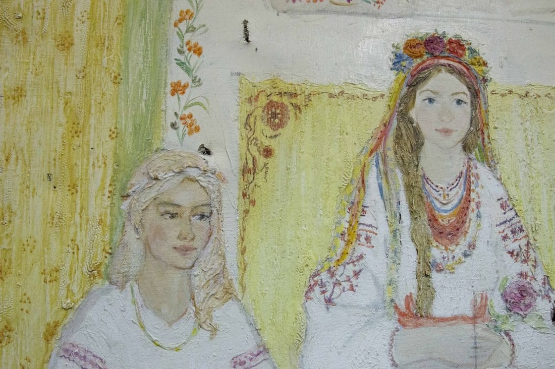 Oil painting Mistresses at the table Golembievskaya Tatiana Nikolaevna - 7