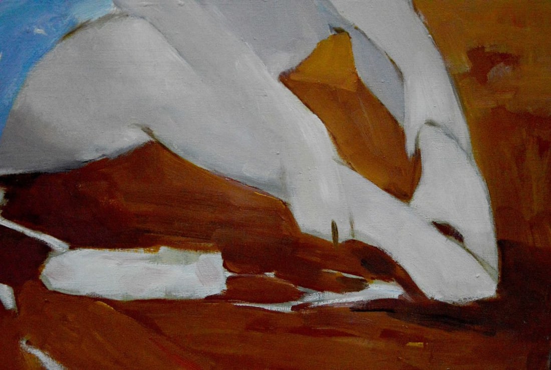 Oil painting Ballerina portrait Baskakov N. N. - 3