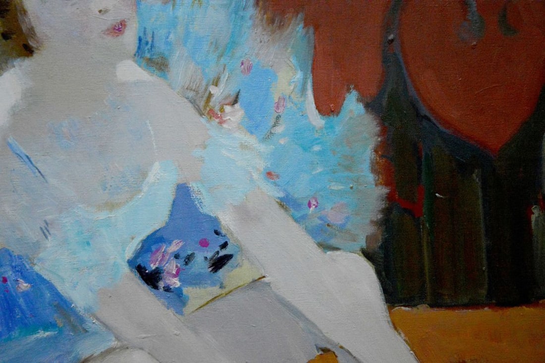 Oil painting Ballerina portrait Baskakov N. N. - 5