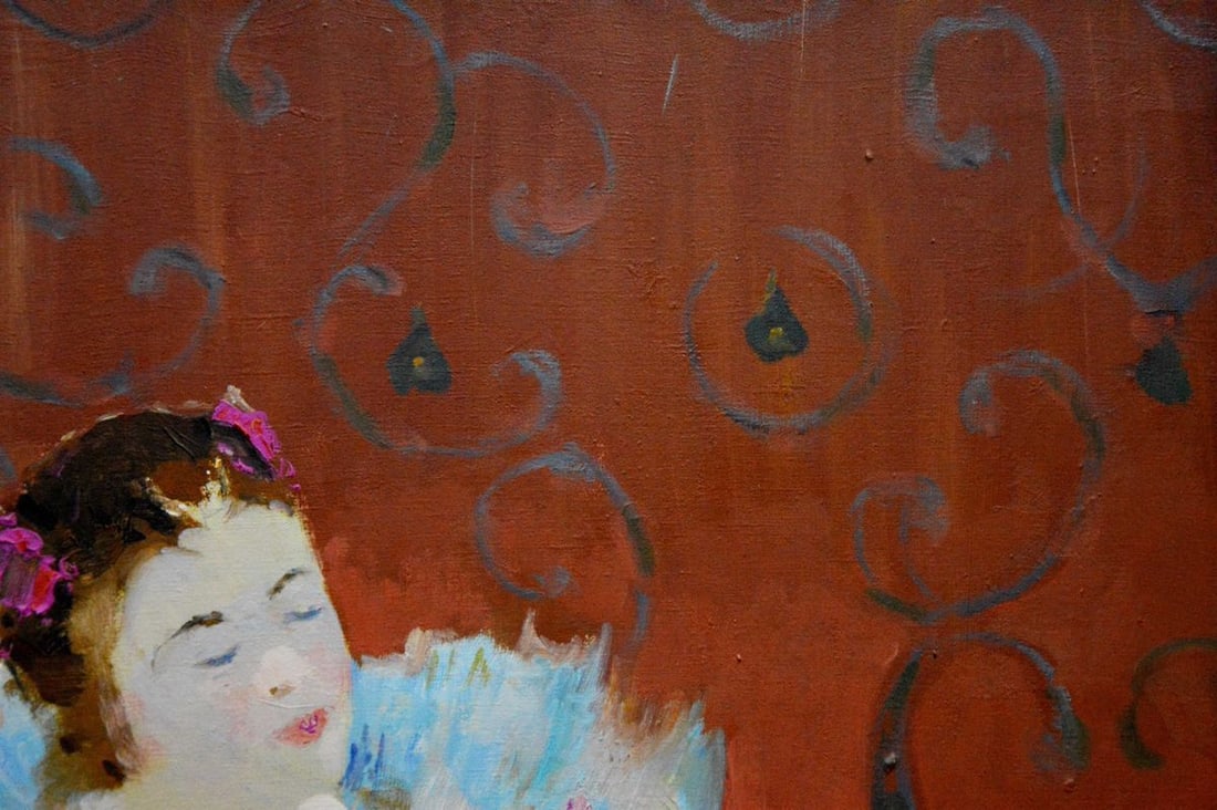 Oil painting Ballerina portrait Baskakov N. N. - 7