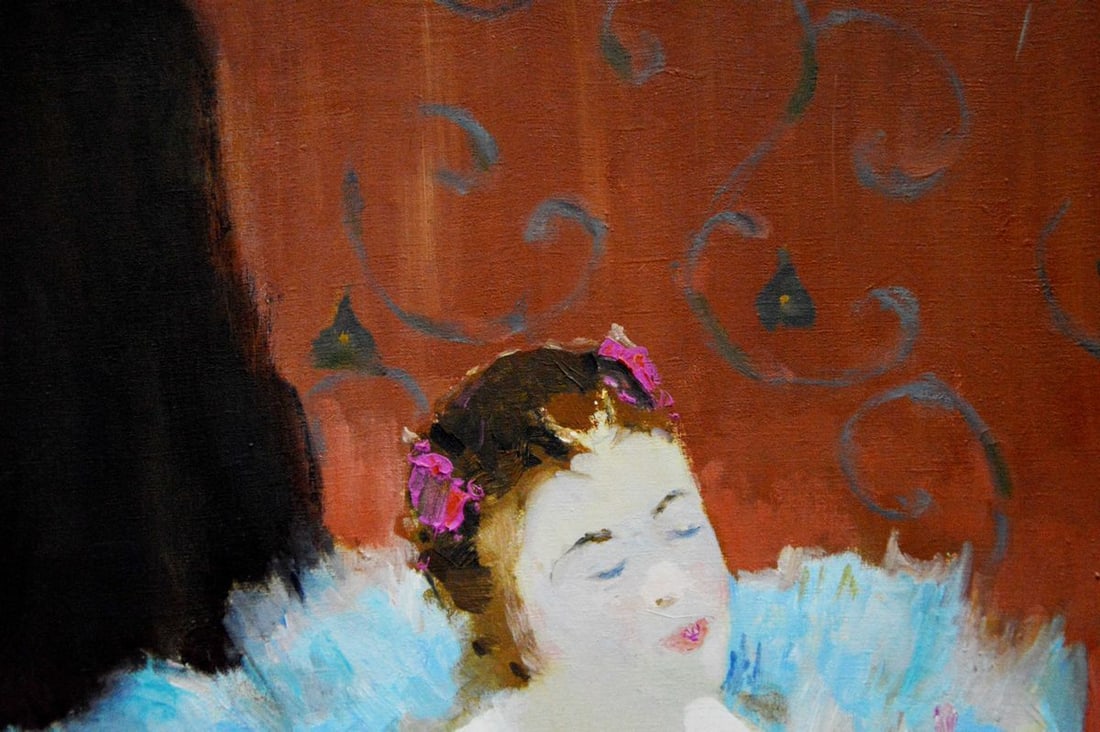 Oil painting Ballerina portrait Baskakov N. N. - 8