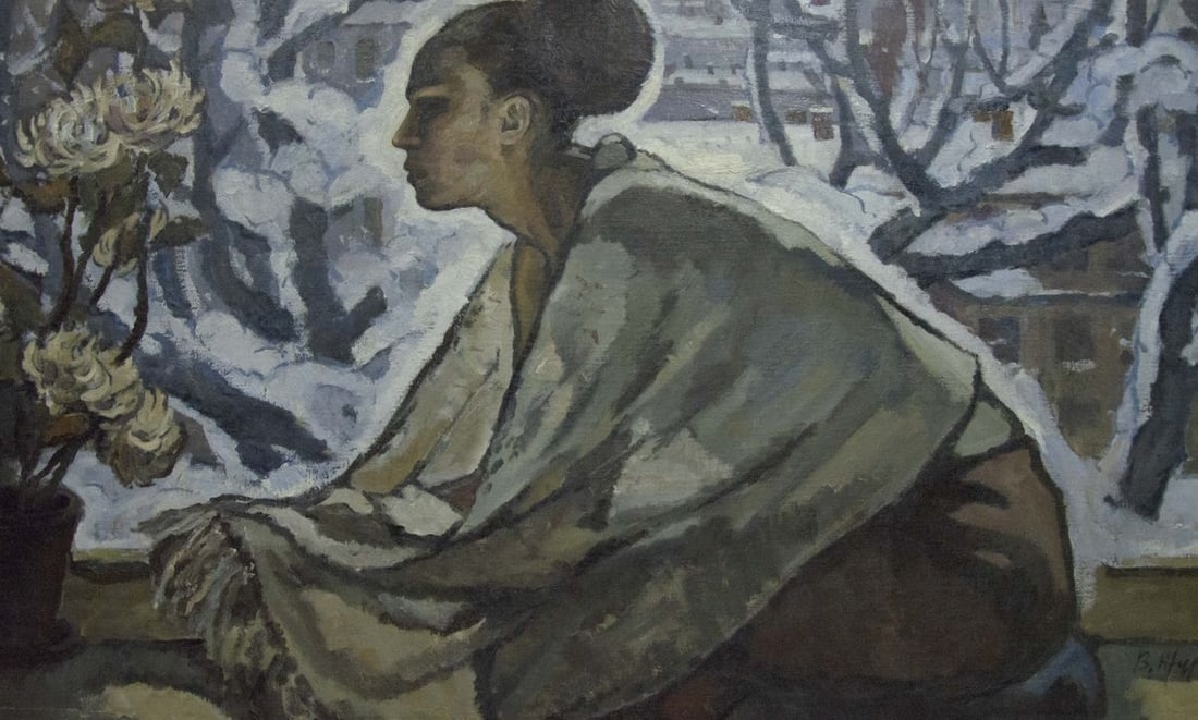 Oil painting Portrait of a girl Zhurakovsky Victor Petrovich - 7