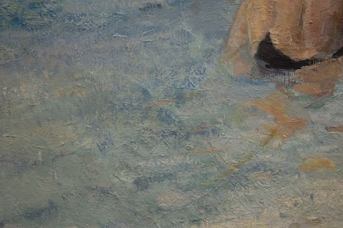 Oil painting Children by the sea Naumova Tamara Sergeevna - 4