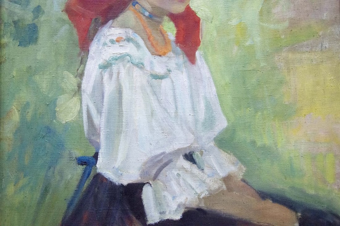 Oil painting Portrait of a girl Kotska Andrey Andreevich - 2