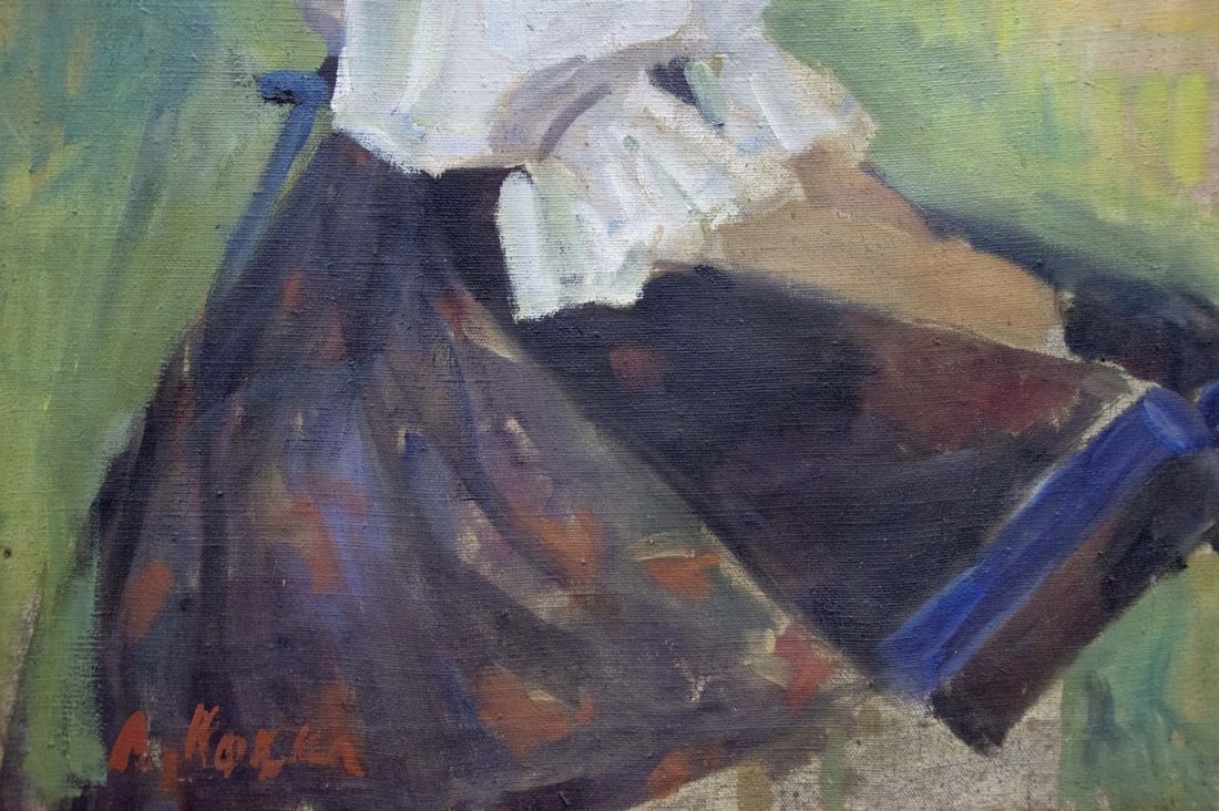 Oil painting Portrait of a girl Kotska Andrey Andreevich - 3