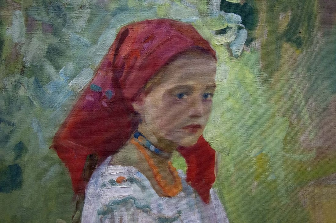 Oil painting Portrait of a girl Kotska Andrey Andreevich - 4