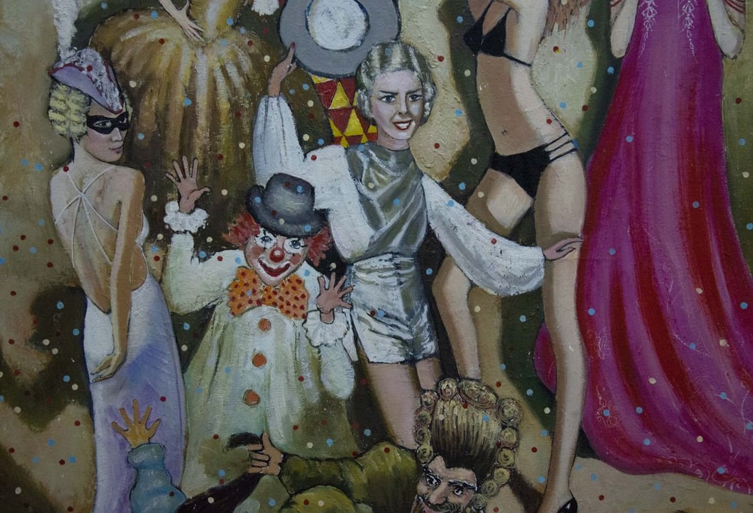 Oil painting Carnival Vladimir Nikolaevich Miller - 3