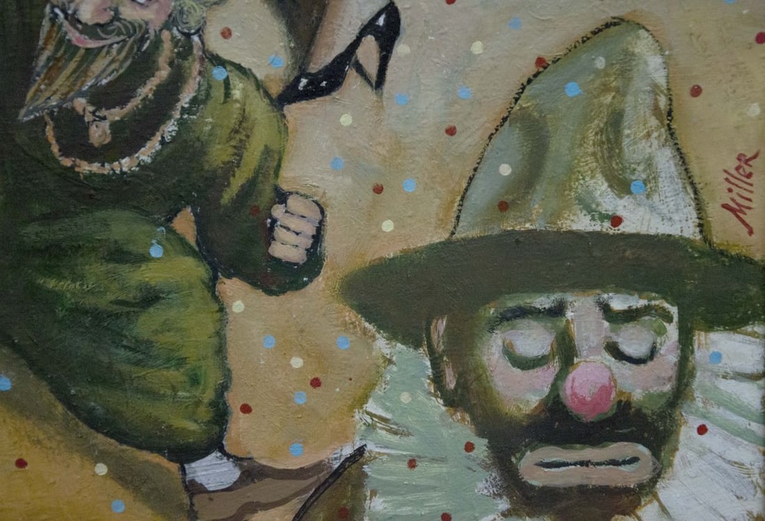 Oil painting Carnival Vladimir Nikolaevich Miller - 7