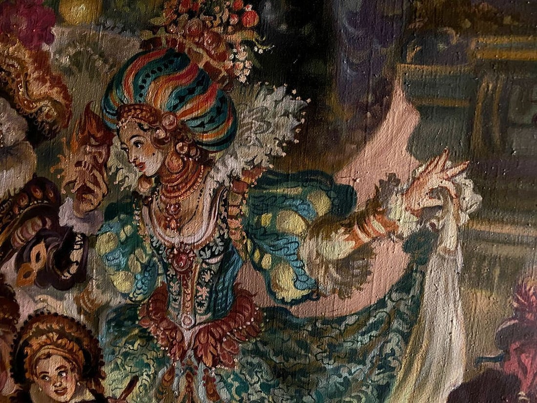 Oil painting Carnival Alexander Arkadievich Litvinov - 5