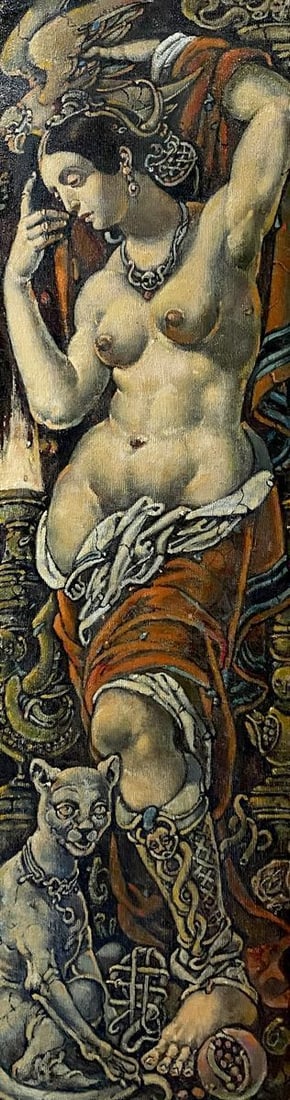 Oil painting Night Litvinov Oleg Arkad'yevich: Title: Oil painting Night Litvinov Oleg Arkad'yevich Description: No.Litv 219 *** ABOUT THIS PAINTING *** * TITLE: "Night" * ARTISTS: Litvinov Oleg Arkad'yevich * SIZE: 25x85 cm/'9.84x33.46 inches' *