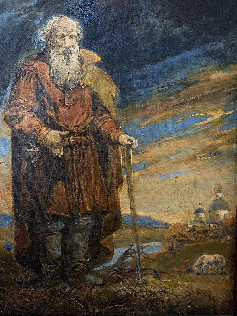 Oil painting Lev Tolstoy Litvinov Oleg Arkad'yevich - 2