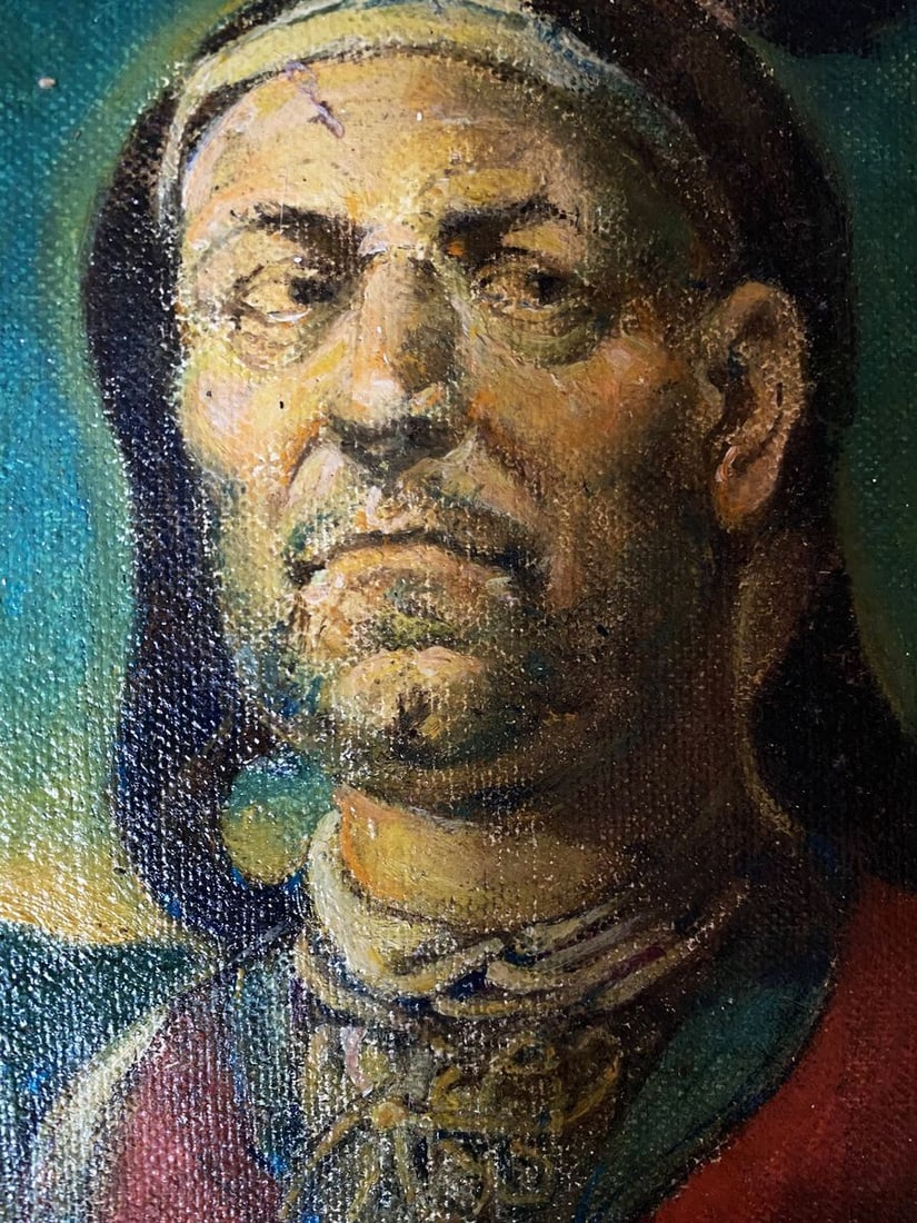 Oil painting Portrait of the artist Litvinov Oleg Arkad'yevich - 3