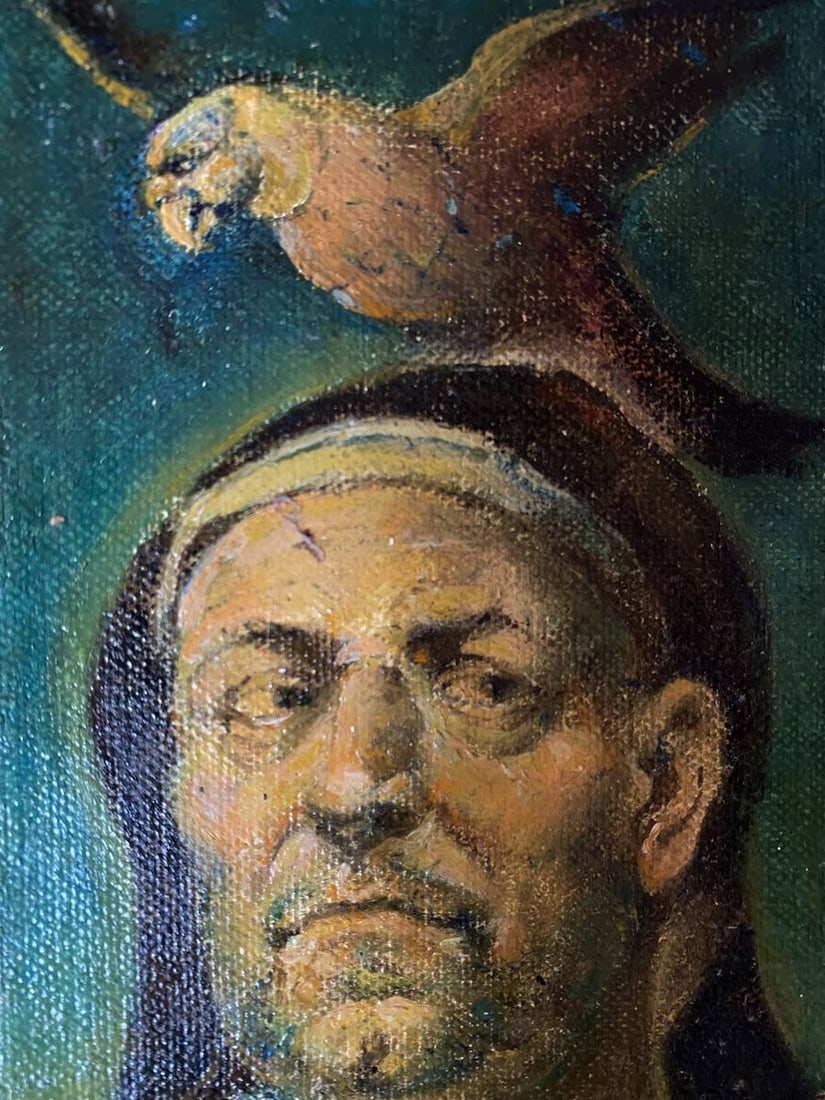 Oil painting Portrait of the artist Litvinov Oleg Arkad'yevich - 4