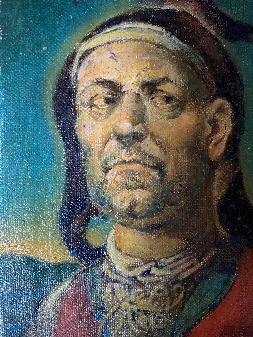 Oil painting Portrait of the artist Litvinov Oleg Arkad'yevich - 6