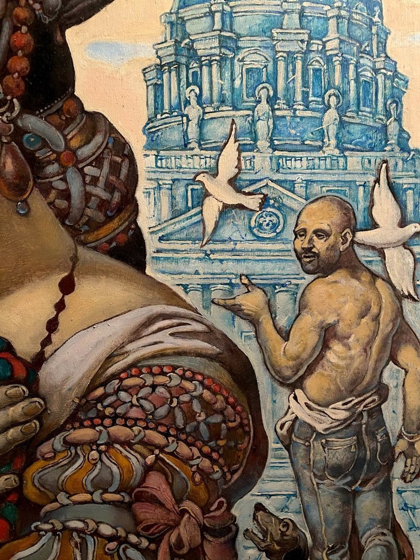 Oil painting Temptation in Rome Litvinov Oleg Arkad'yevich - 3