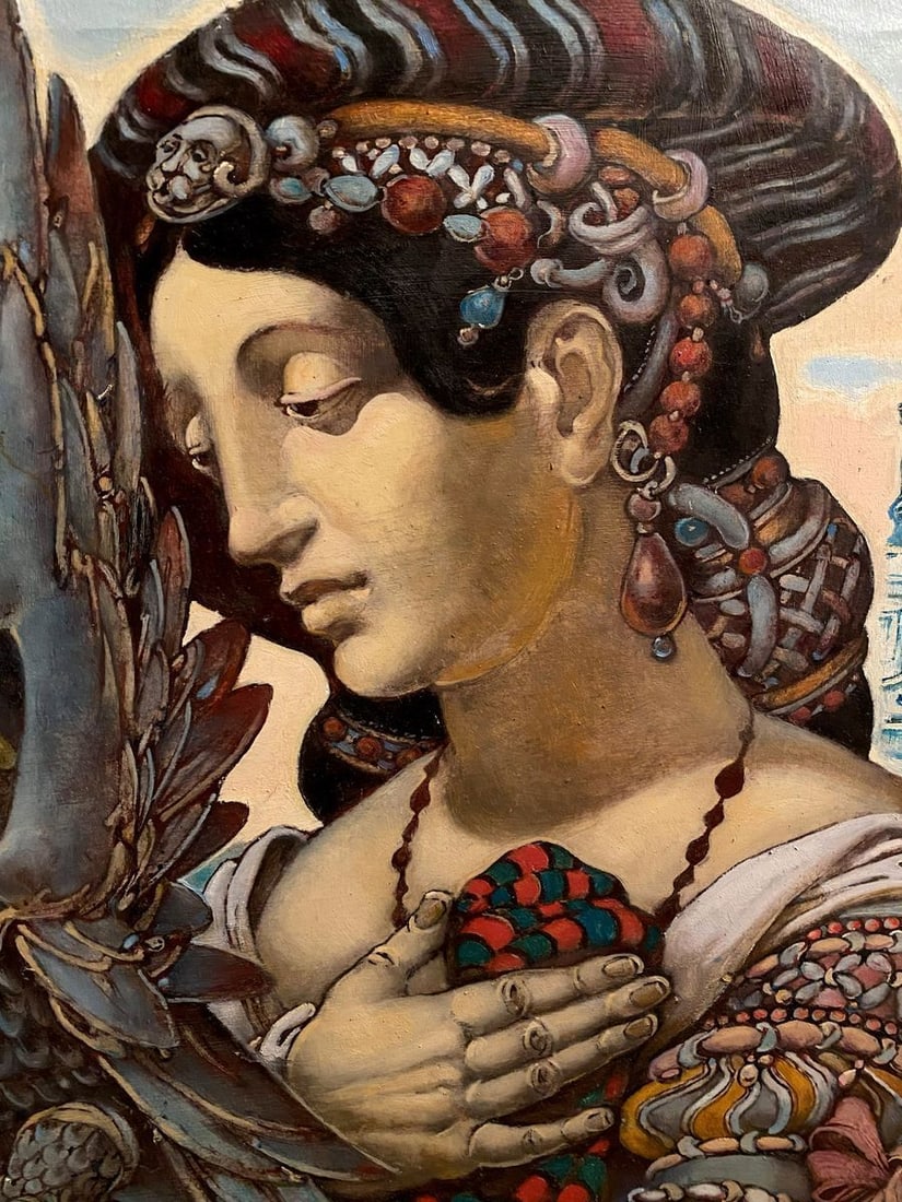 Oil painting Temptation in Rome Litvinov Oleg Arkad'yevich - 5