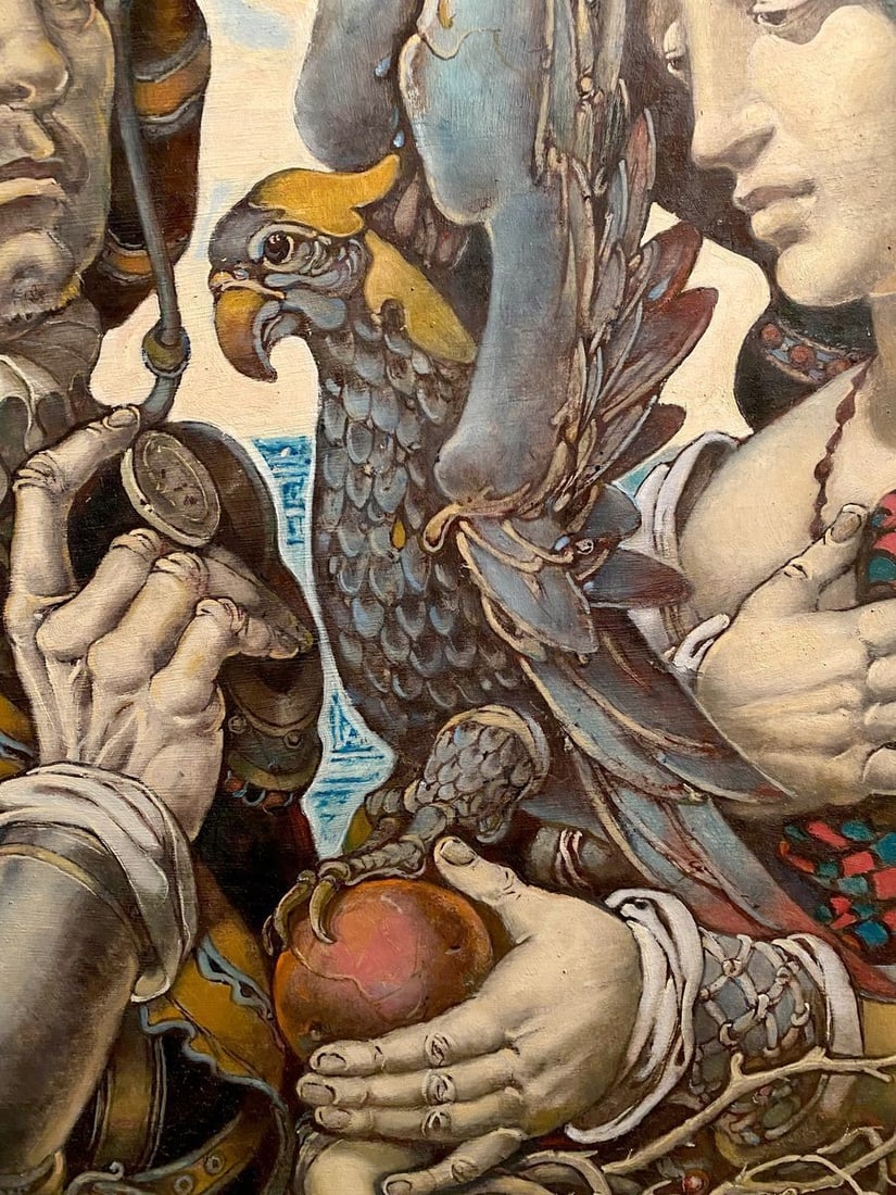 Oil painting Temptation in Rome Litvinov Oleg Arkad'yevich - 7