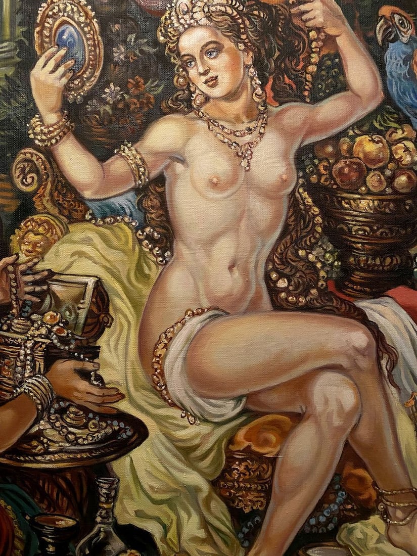 Oil painting Bathsheba Alexander Arkadievich Litvinov - 6