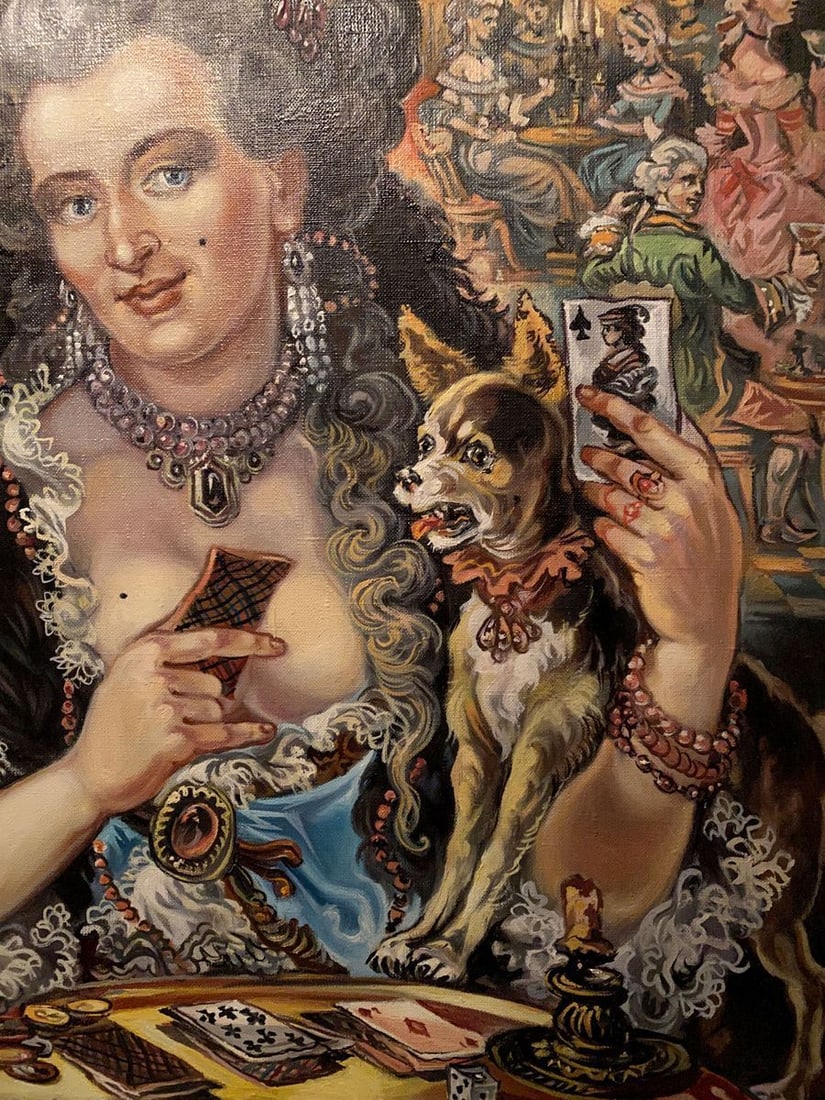 Oil painting Marquise Alexander Arkadievich Litvinov - 2