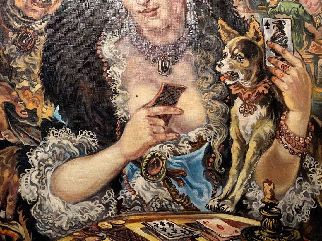 Oil painting Marquise Alexander Arkadievich Litvinov - 3