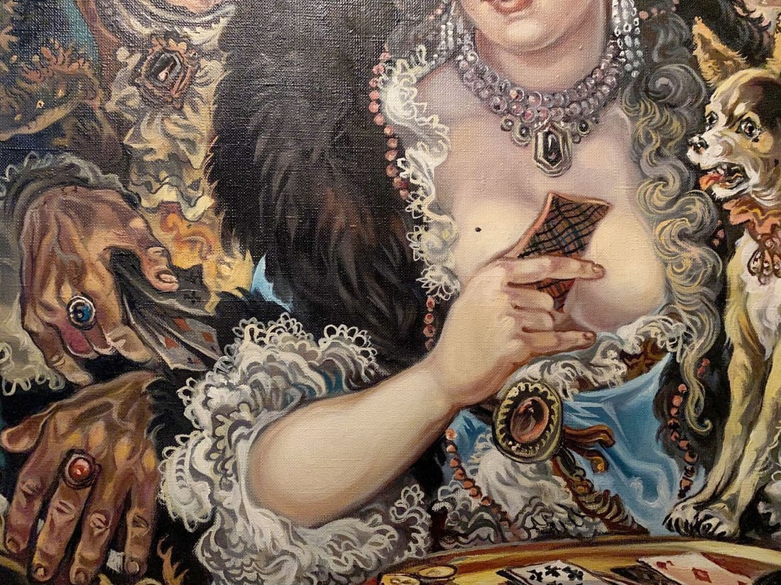 Oil painting Marquise Alexander Arkadievich Litvinov - 4