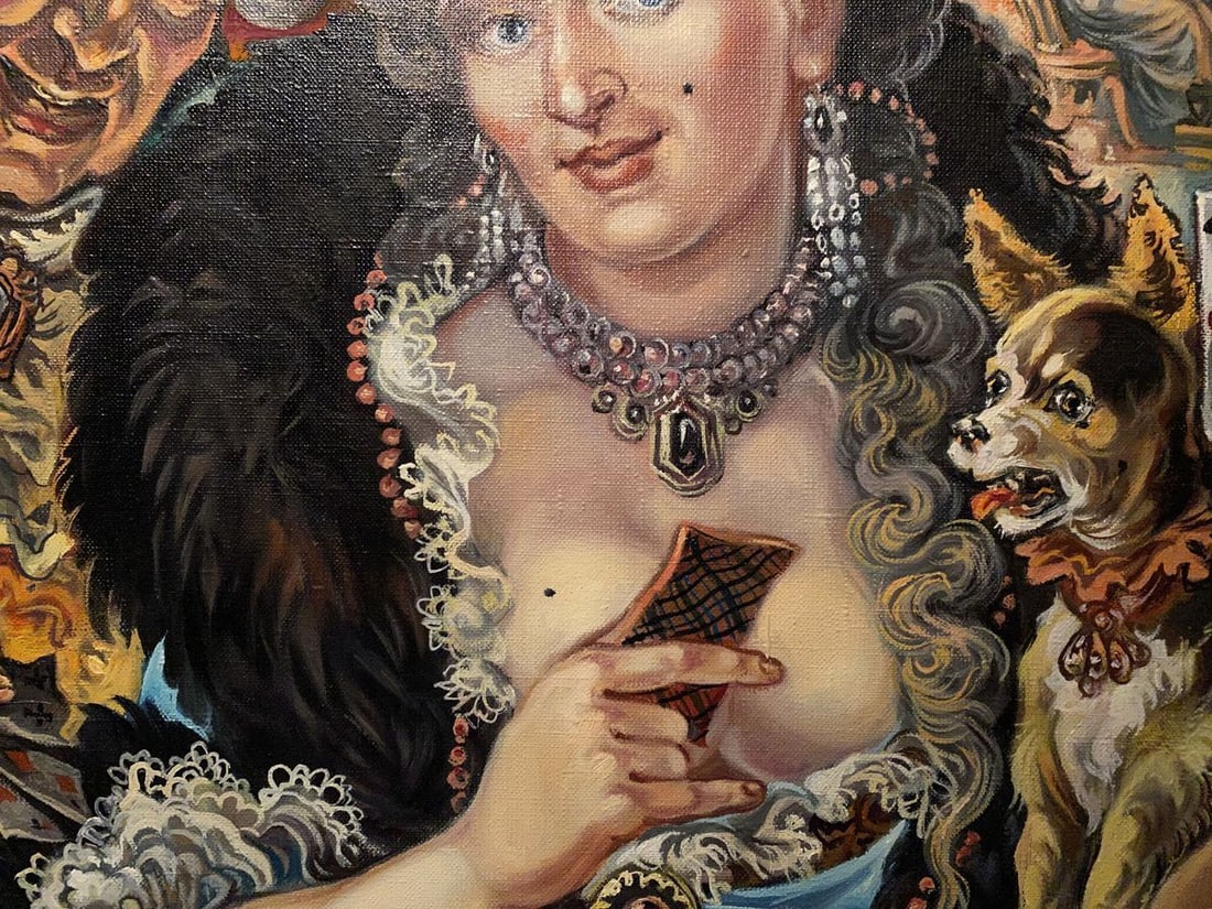 Oil painting Marquise Alexander Arkadievich Litvinov - 5