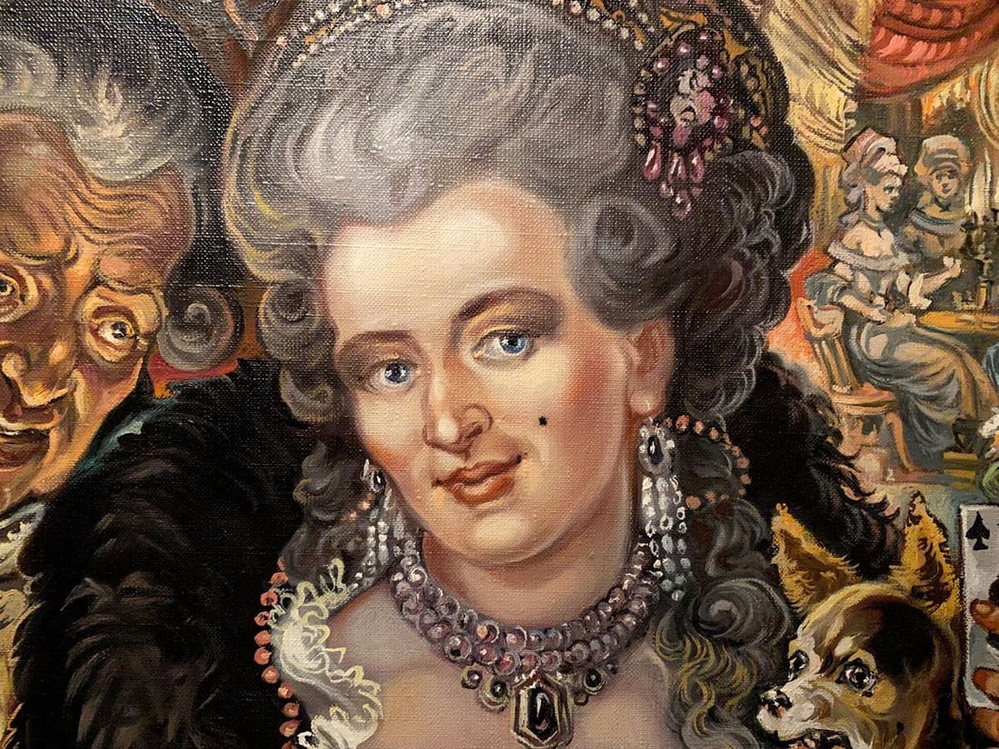 Oil painting Marquise Alexander Arkadievich Litvinov - 6