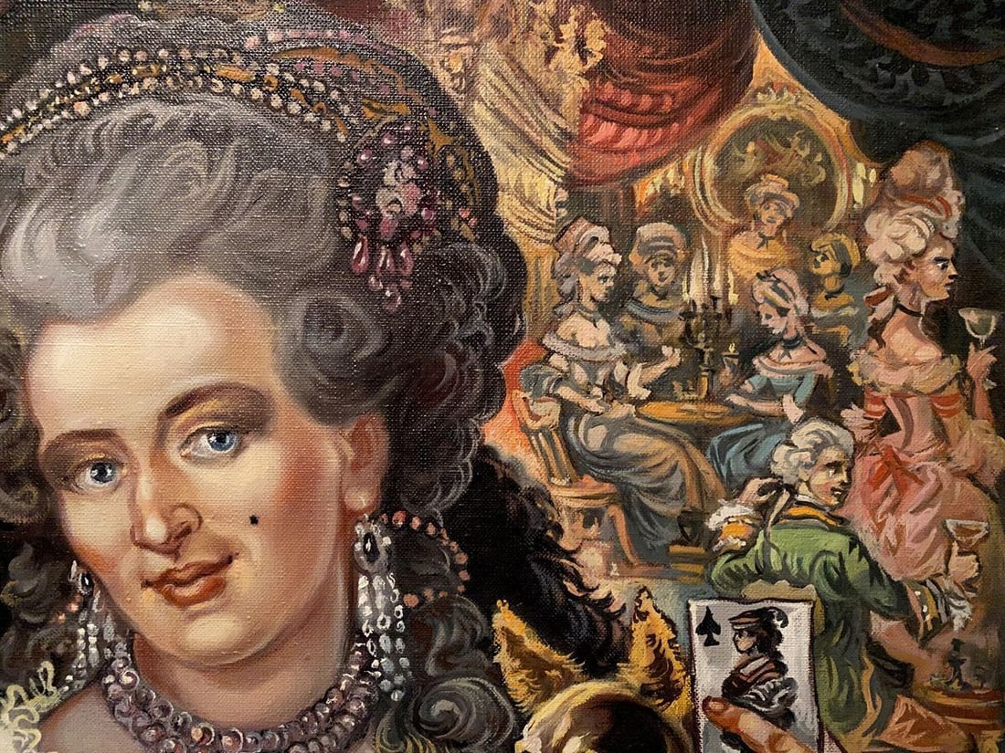 Oil painting Marquise Alexander Arkadievich Litvinov - 8