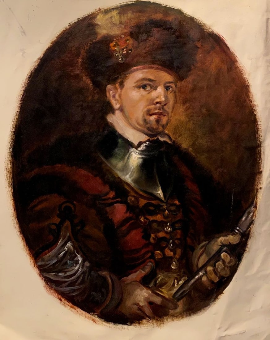 Oil painting Nobleman Alexander Arkadievich Litvinov: Title: Oil painting Nobleman Alexander Arkadievich Litvinov Description: No.Litv 633 *** ABOUT THIS PAINTING *** * TITLE: "Nobleman" * ARTISTS: Alexander Arkadievich Litvinov * SIZE: 43.5x67 cm/'17.12