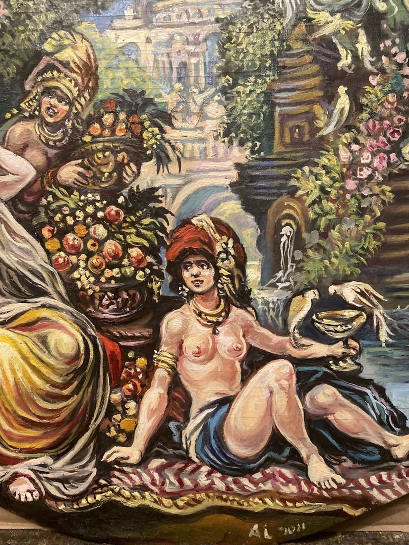 Oil painting Bathers Alexander Arkadievich Litvinov - 2