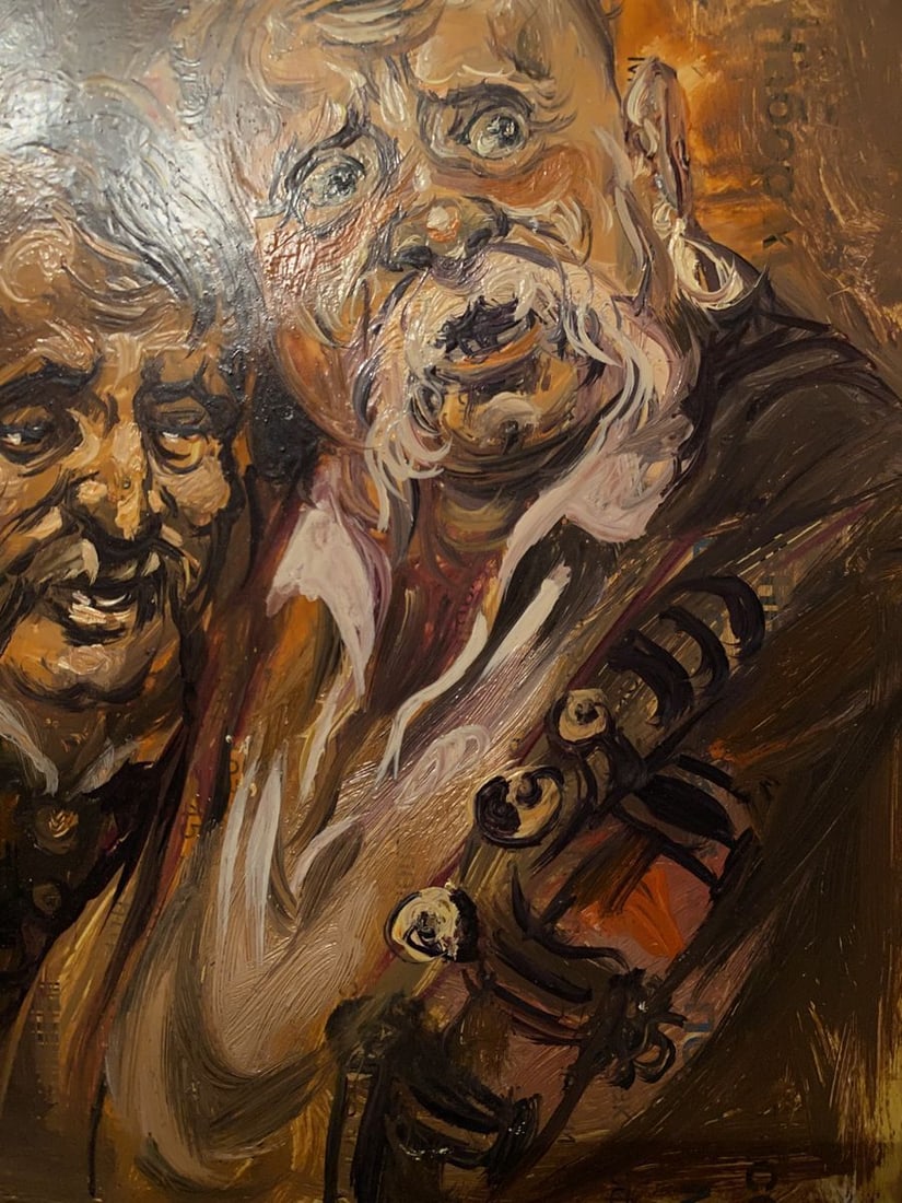 Oil painting Godfathers Alexander Arkadievich Litvinov - 2