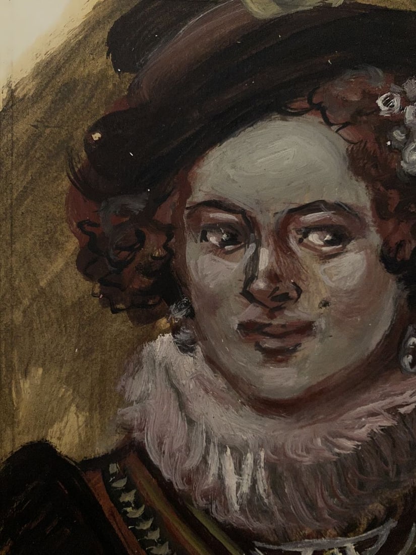 Oil painting Madeleine Alexander Arkadievich Litvinov - 4