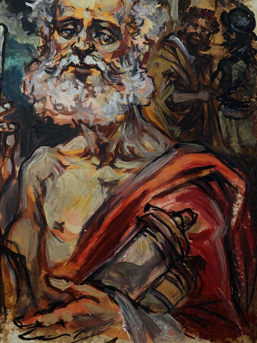 Oil painting Diogenes Alexander Arkadievich Litvinov - 2