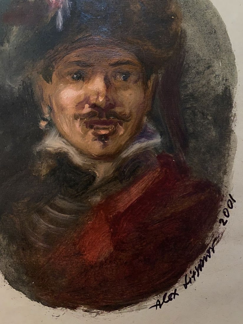 Oil painting Portrait Alexander Arkadievich Litvinov - 2