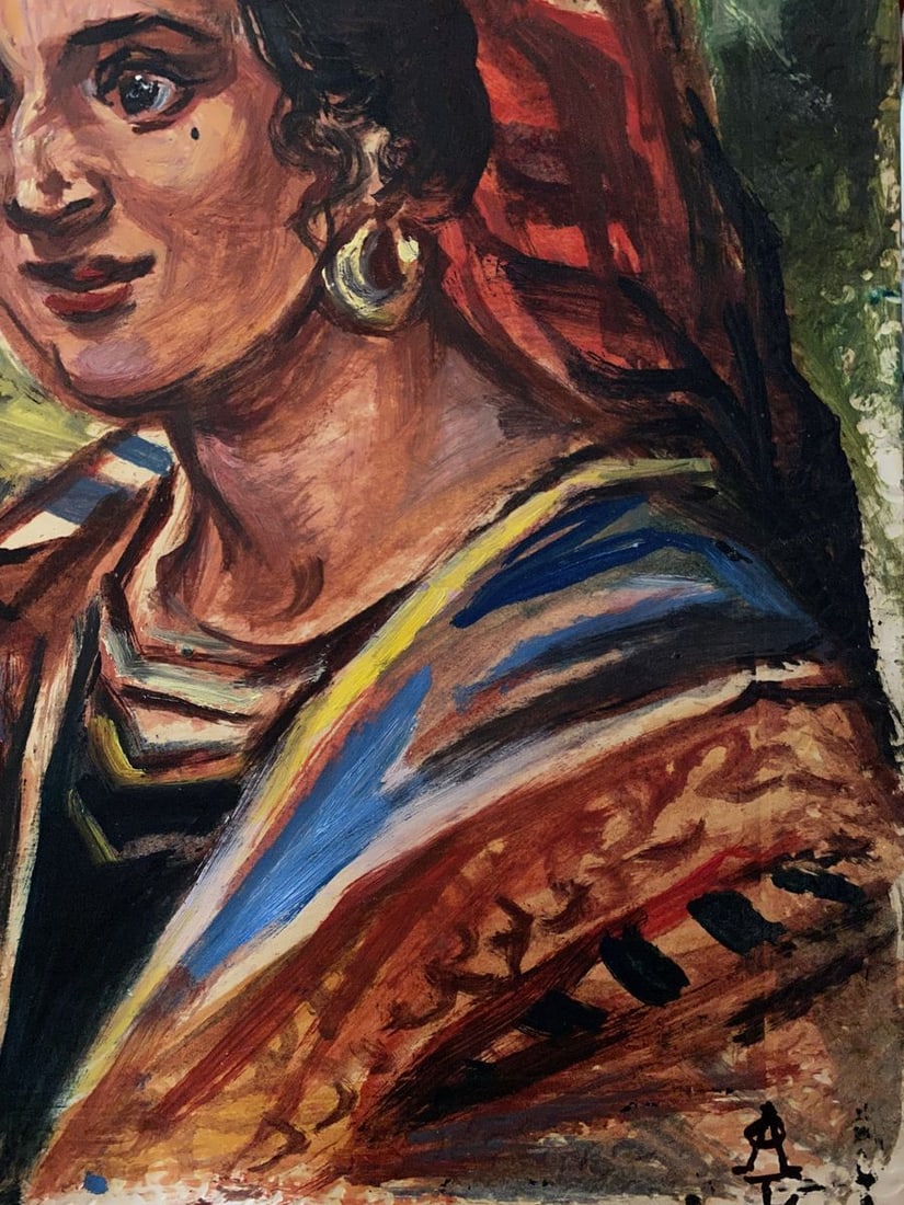 Oil painting Gypsy Alexander Arkadievich Litvinov - 2