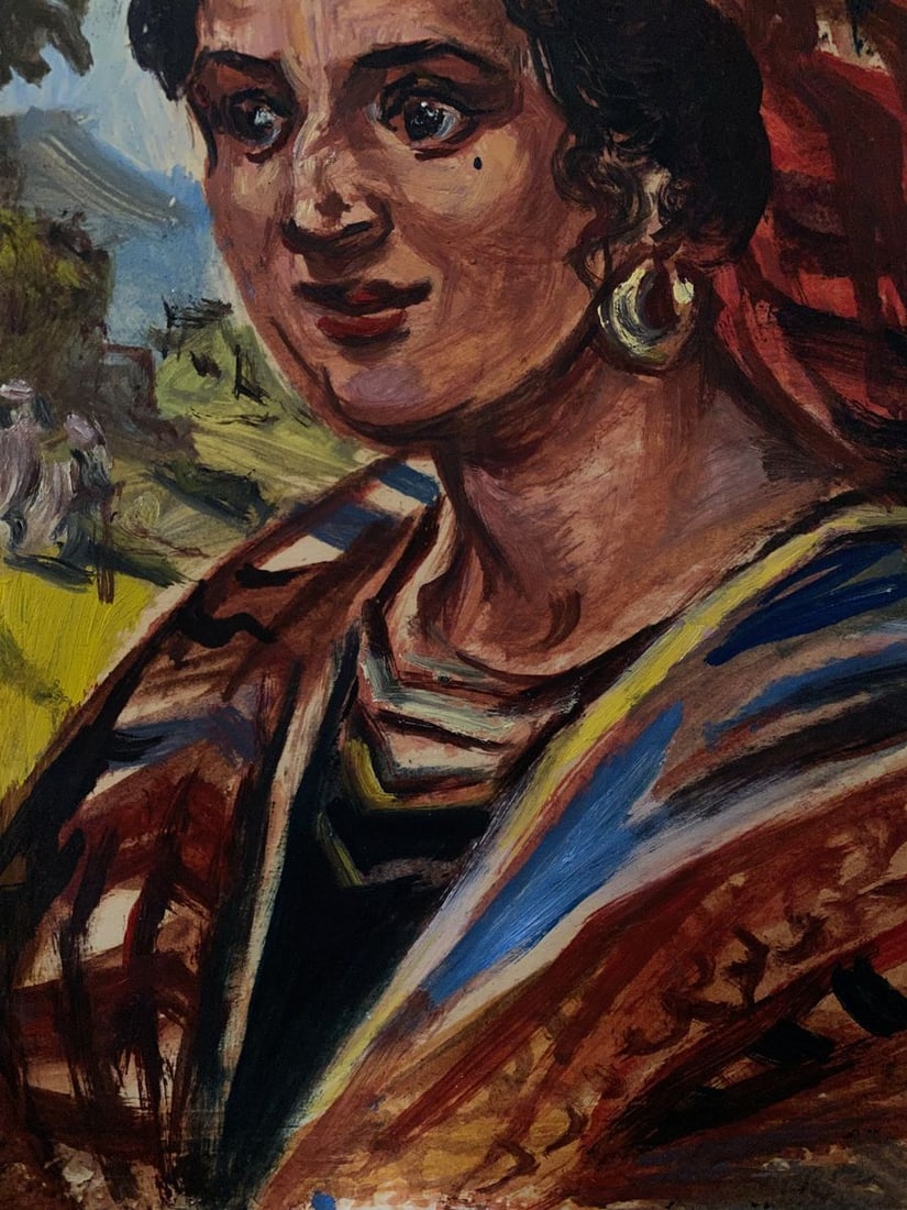 Oil painting Gypsy Alexander Arkadievich Litvinov - 3
