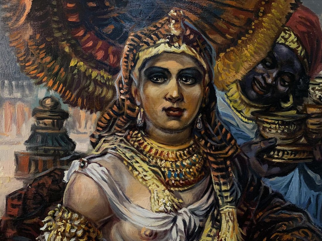 Oil painting Cleopatra Alexander Arkadievich Litvinov - 6