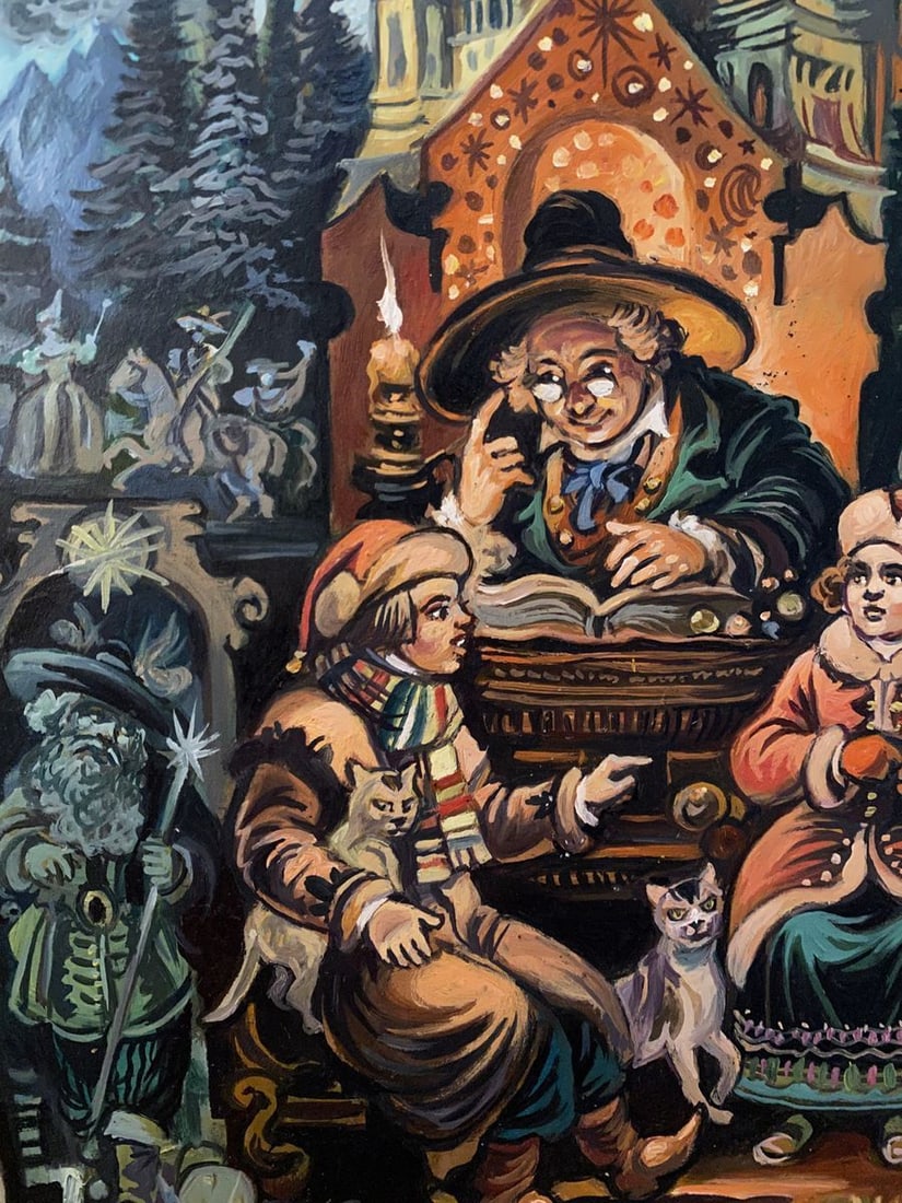 Oil painting Fairy tale Alexander Arkadievich Litvinov - 3