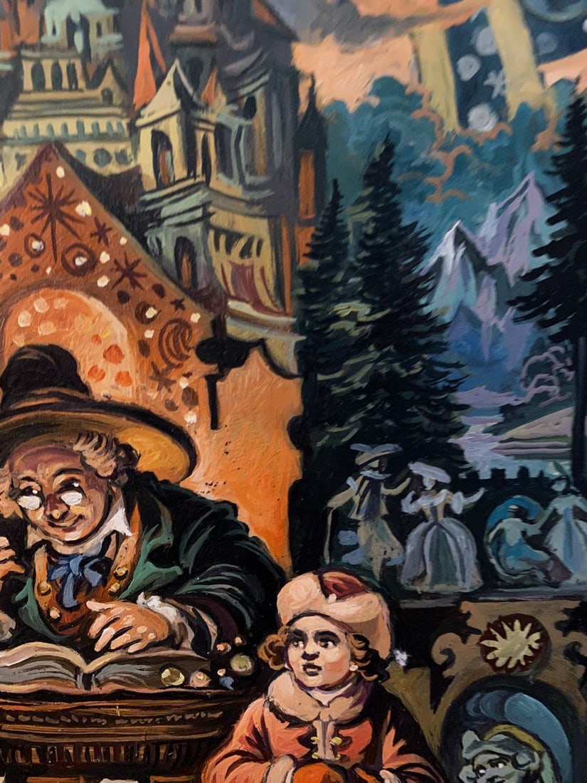 Oil painting Fairy tale Alexander Arkadievich Litvinov - 5