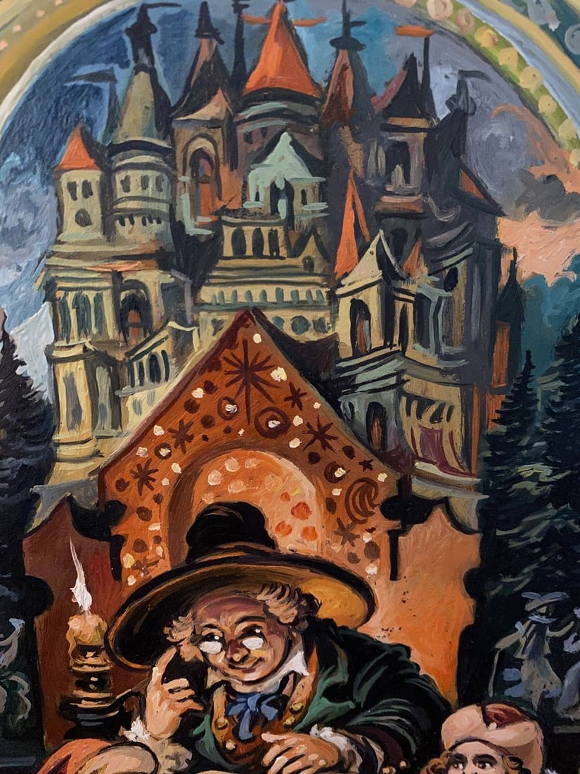 Oil painting Fairy tale Alexander Arkadievich Litvinov - 6