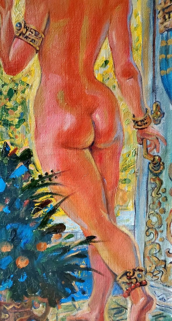 Oil painting Door to the garden Litvinov Daniil Olegovich - 5