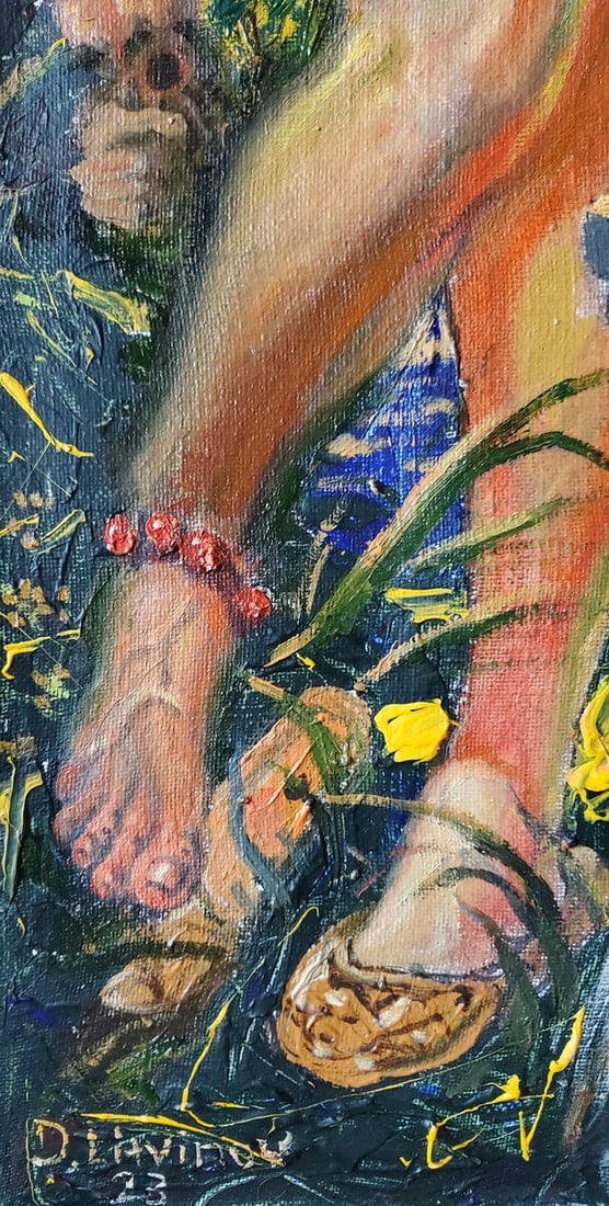 Oil painting Girl with fruit Litvinov Daniil Olegovich - 5