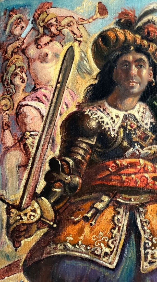 Oil painting Horsemen of the Apocalypse Litvinov Daniil Olegovich - 7