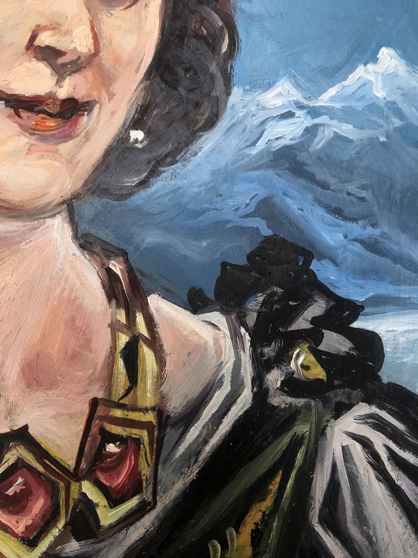 Oil painting Duchess portrait Alexander Arkadievich Litvinov - 6