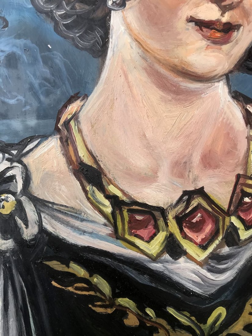 Oil painting Duchess portrait Alexander Arkadievich Litvinov - 7