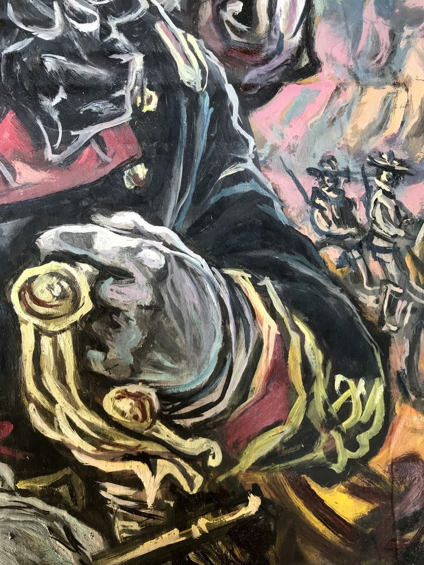 Oil painting Portrait of an officer Alexander Arkadievich Litvinov - 11