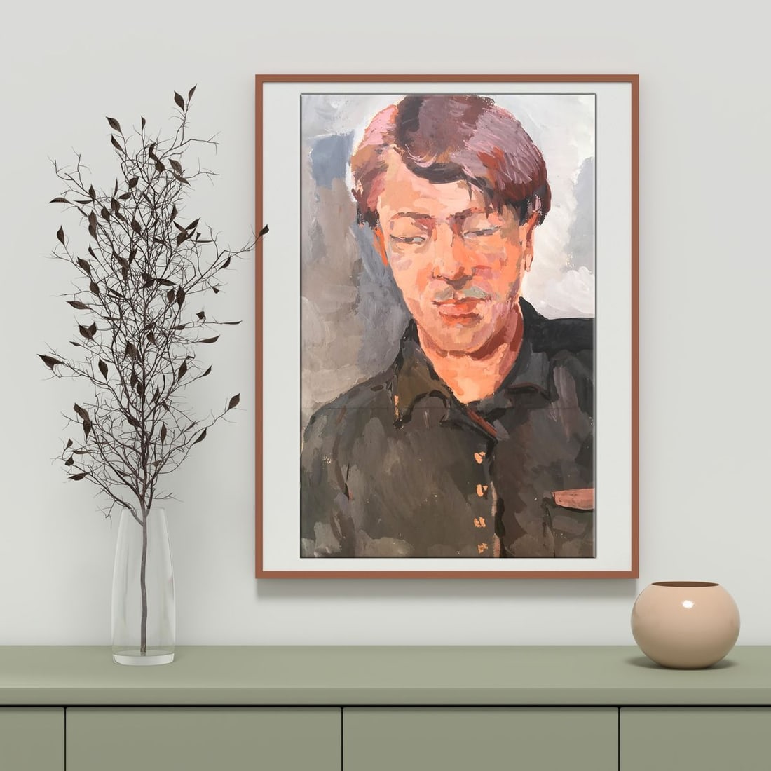 Oil painting Portrait of a friend Alexander Arkadievich Litvinov - 2