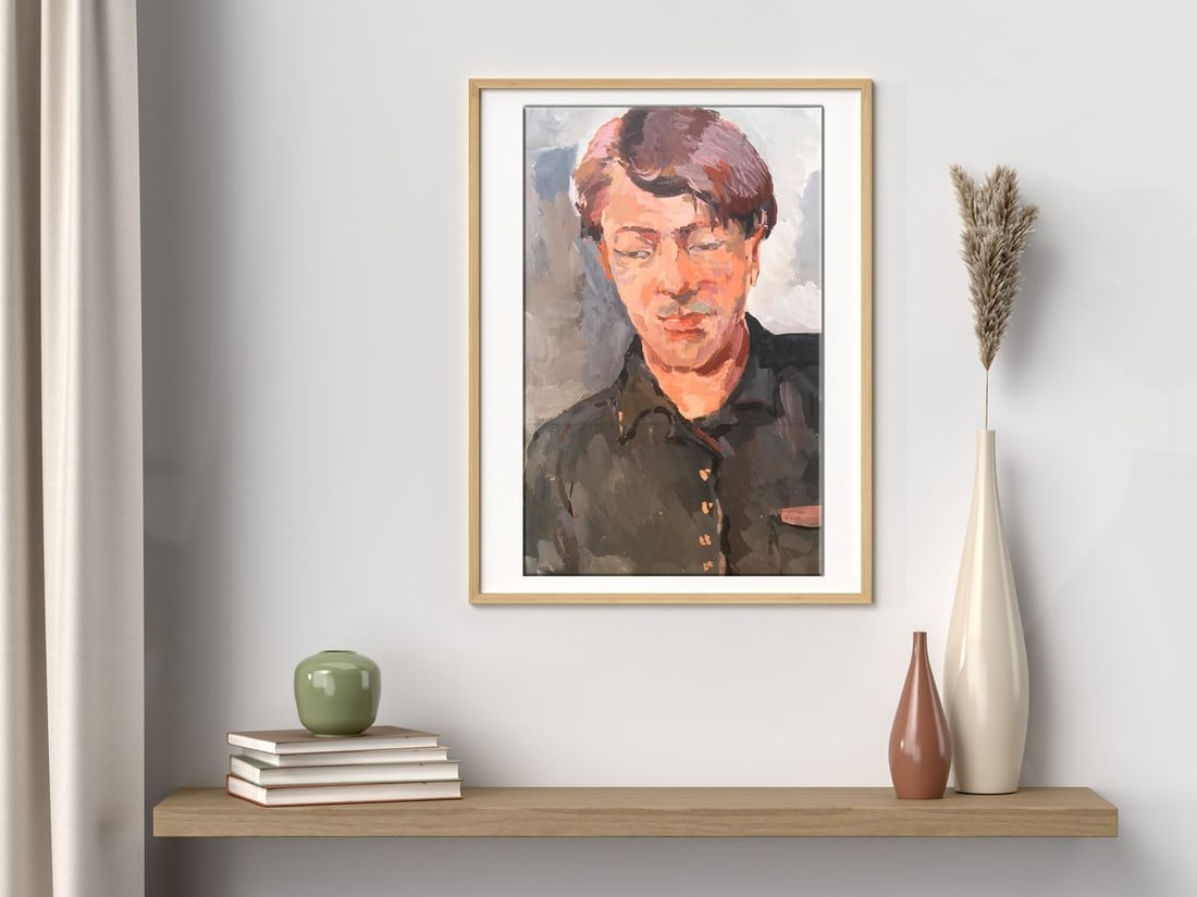 Oil painting Portrait of a friend Alexander Arkadievich Litvinov - 3