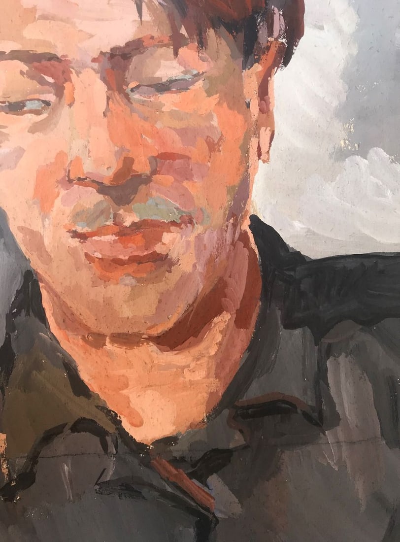 Oil painting Portrait of a friend Alexander Arkadievich Litvinov - 7