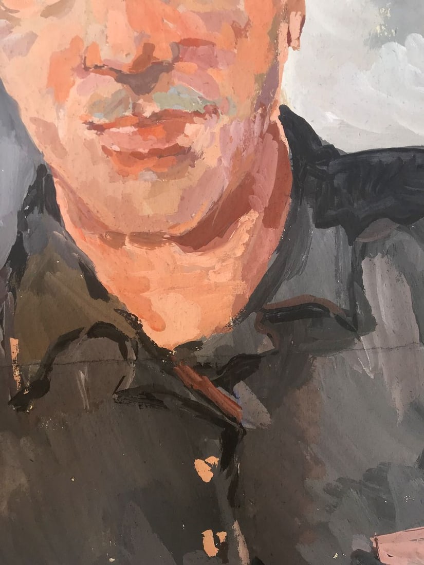 Oil painting Portrait of a friend Alexander Arkadievich Litvinov - 9